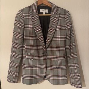 10 Crosby Derek Lam Plaid Blazer Jacket size 2